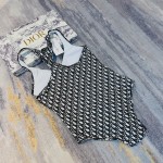 Dior long sleeve one piece swimsuit