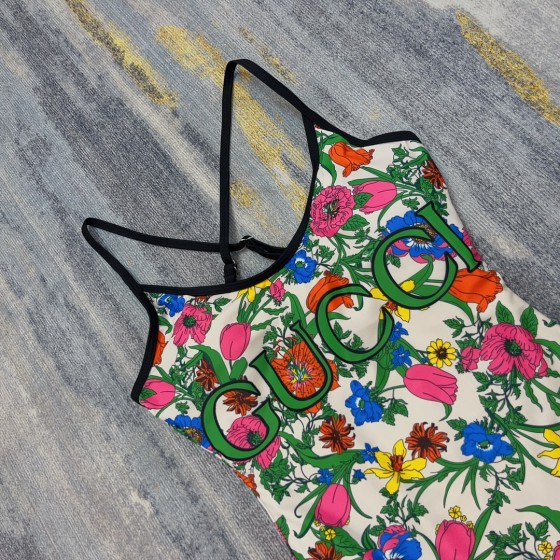 Gucci's new floral one-piece swimsuit