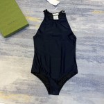 Gucc one-piece swimsuit with breast pads
