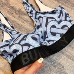 Burberry printed high stretch fitness yoga wear tracksuit