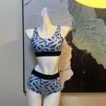 Burberry printed high stretch fitness yoga wear tracksuit