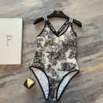 dior zoo series swimsuit