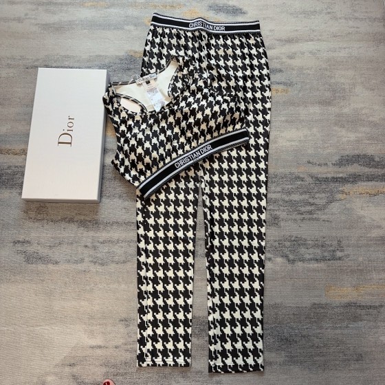 Dior new high elastic fitness yoga wear sports suit