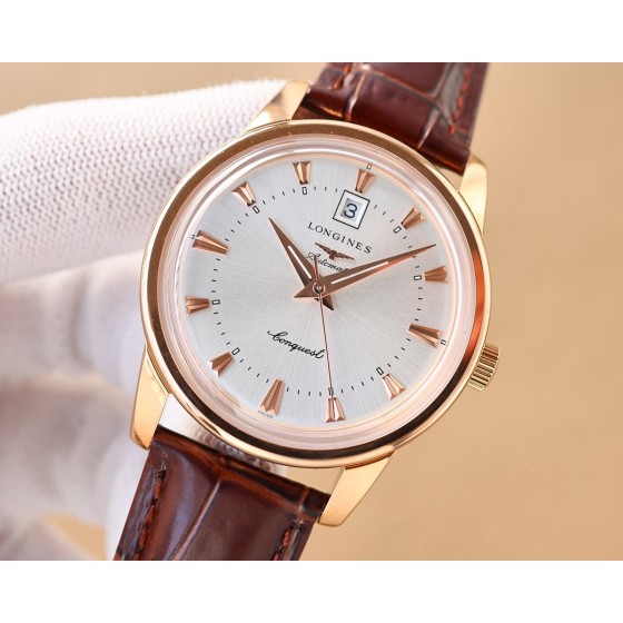 Longines men's three needles with calendar super luminous