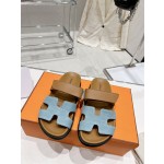 Hermes spring and summer sandals series couple models classic models
