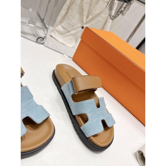 Hermes spring and summer sandals series couple models classic models