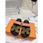 Hermes spring and summer sandals series couple models classic models