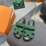 Hermes spring and summer sandals series couple models classic models