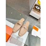 Hermes early spring new slippers
