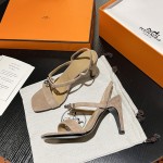 Hermes classic H high-heeled sandals series