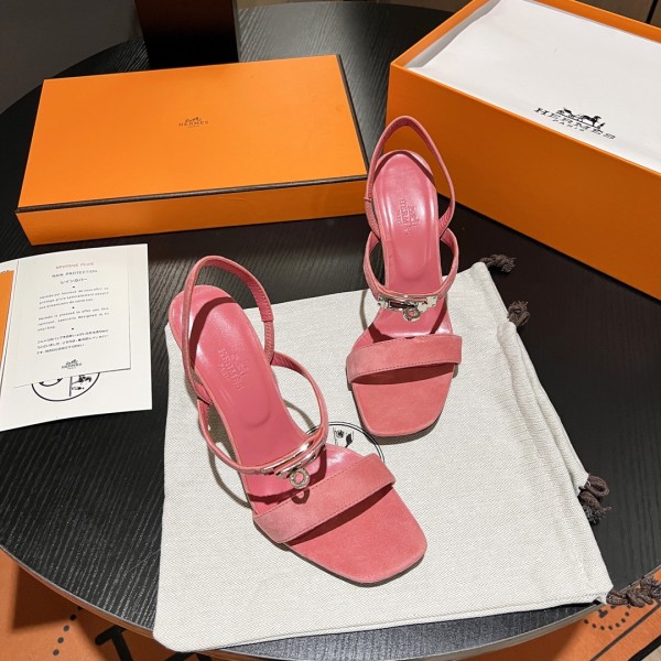Hermes classic H high-heeled sandals series