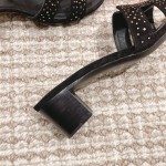 Hermes Oasis diamond face slippers series