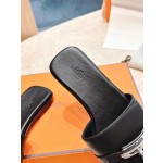 Hermes pure steel kelly lock slippers