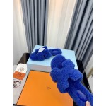 Hermes Autumn and Winter Flat Fur Drags