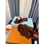 Hermes Autumn and Winter Flat Fur Drags