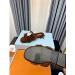 Hermes Autumn and Winter Flat Fur Drags