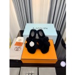 Hermes Autumn and Winter Flat Fur Drags