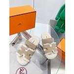 Hermes teddy fur uncle shoes