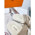 Hermes teddy fur uncle shoes
