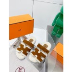 Hermes teddy fur uncle shoes