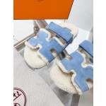 Hermes teddy fur uncle shoes