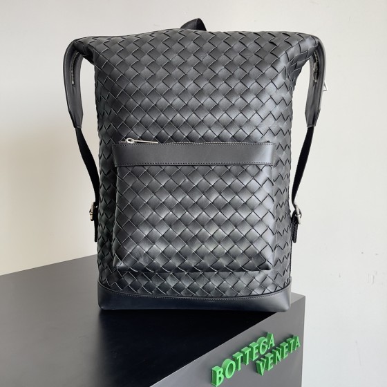 Bottega Veneta BV Woven Shoulder Bag Black #653118