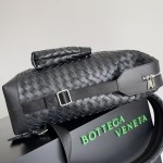 Bottega Veneta BV Woven Shoulder Bag Black #653118