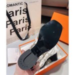 Hermes 6.5cm medium heel sandals