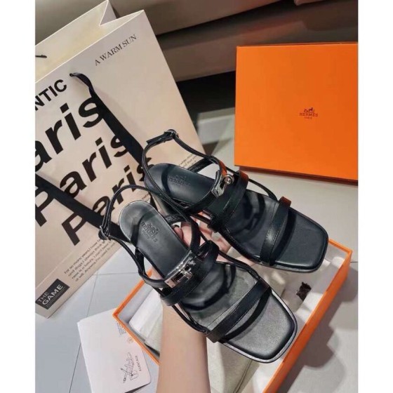 Hermes 6.5cm medium heel sandals