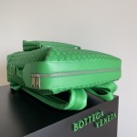 Bottega Veneta BV Woven Shoulder Bag Parrot Green #653118