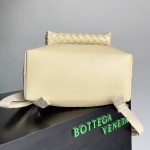 Bottega Veneta BV Woven Shoulder Bag Oatmeal #653118