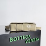 Bottega Veneta BV four compartment belt bag mini cassette taupe #651053
