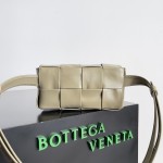 Bottega Veneta BV four compartment belt bag mini cassette taupe #651053
