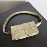 Bottega Veneta BV four compartment belt bag mini cassette taupe #651053