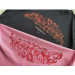 Balenciaga...🔥Flame floral print round neck and short sleeves