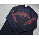 Balenciaga...🔥Flame floral print round neck and long sleeves