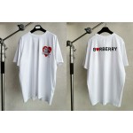 Burberry...Pressed Velvet Love Knight Round Neck Short Sleeve T