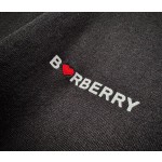 Burberry...Pressed Velvet Love Knight Round Neck Short Sleeve T