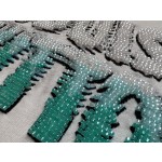 Louis Vuitton Heavy Industry Gradient Beaded Beaded Short Sleeve T