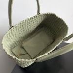 Bottega Veneta bv vegetable basket medium Travertine green #608810