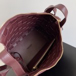 Bottega Veneta Bowling Bag Burgundy #80837