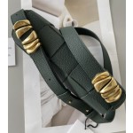 Bottega Veneta Cassette 5-panel lychee print Maple Brown #666870