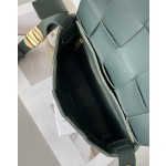 Bottega Veneta Cassette 5-panel lychee print Maple Brown #666870