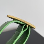 Bottega Veneta pillow bag small mini green pepper green #717506