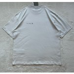 Balenciaga...fuzzy BB small letter print round neck short sleeves