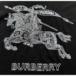 Burberry…White Knight Large Embroidered Round Neck Short Sleeves