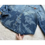Loewe…Goldfish Print Denim Jacket
