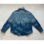 Loewe…Goldfish Print Denim Jacket