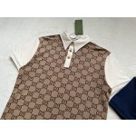 Gucci... jacquard color matching Polo shirt 👍 very foreign style color contrast