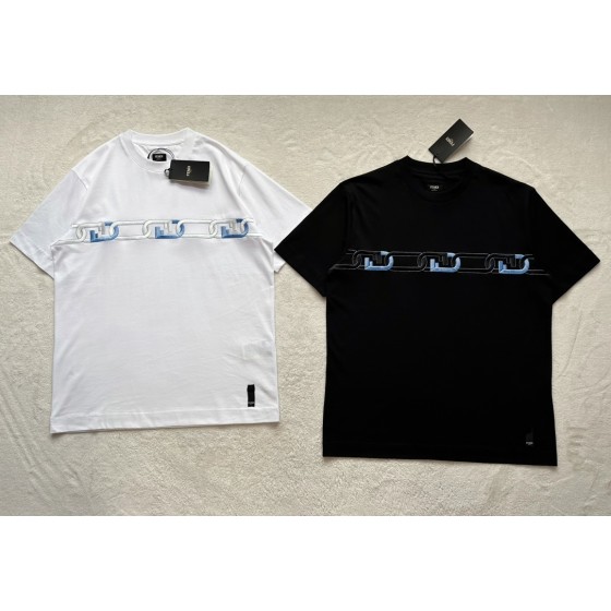 Fendi … O'Lock Large Embroidered T-Shirt